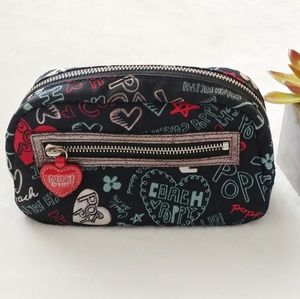 Coach Poppy Cosmetic Makeup Bag Pouch